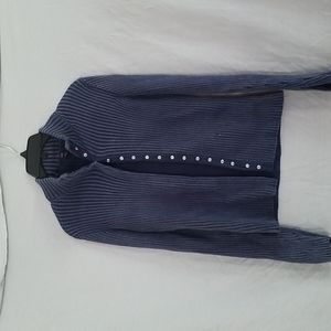 Gap navy button up